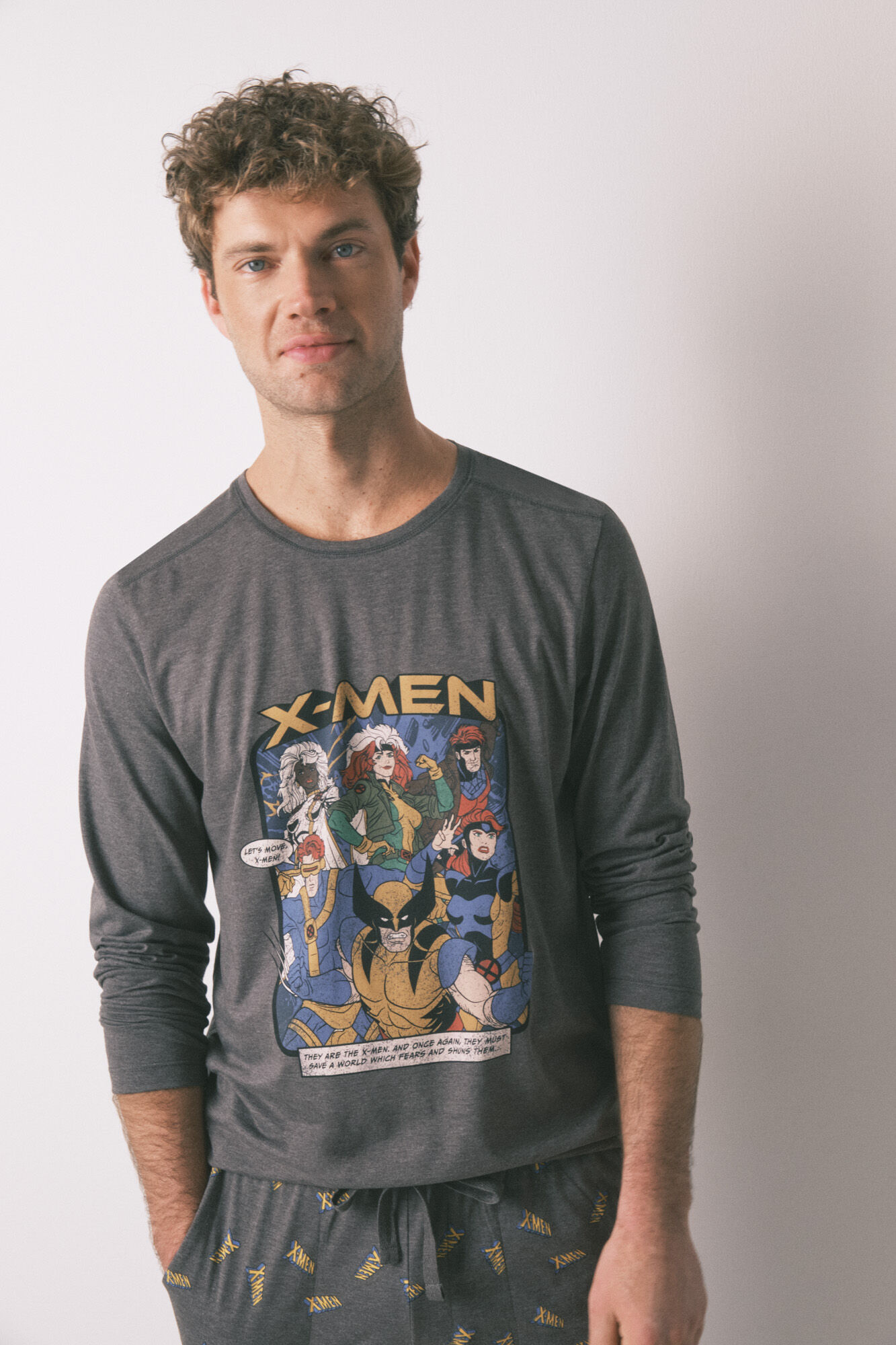 Women'secret Men's long pyjamas 100% cotton X Men