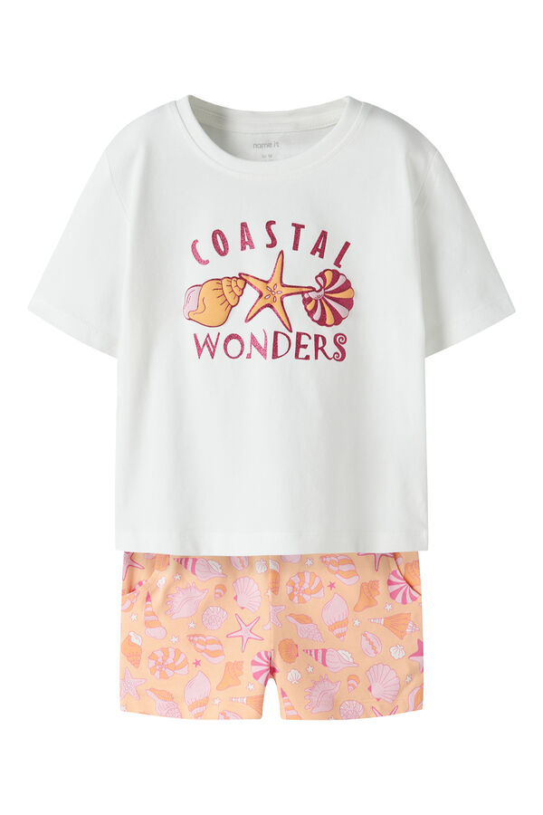 Name it Pijama corto de ni&ntilde;a blanco