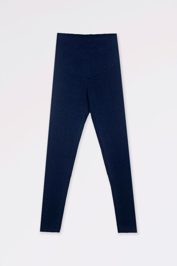 Ohma! Basic maternity leggings blue