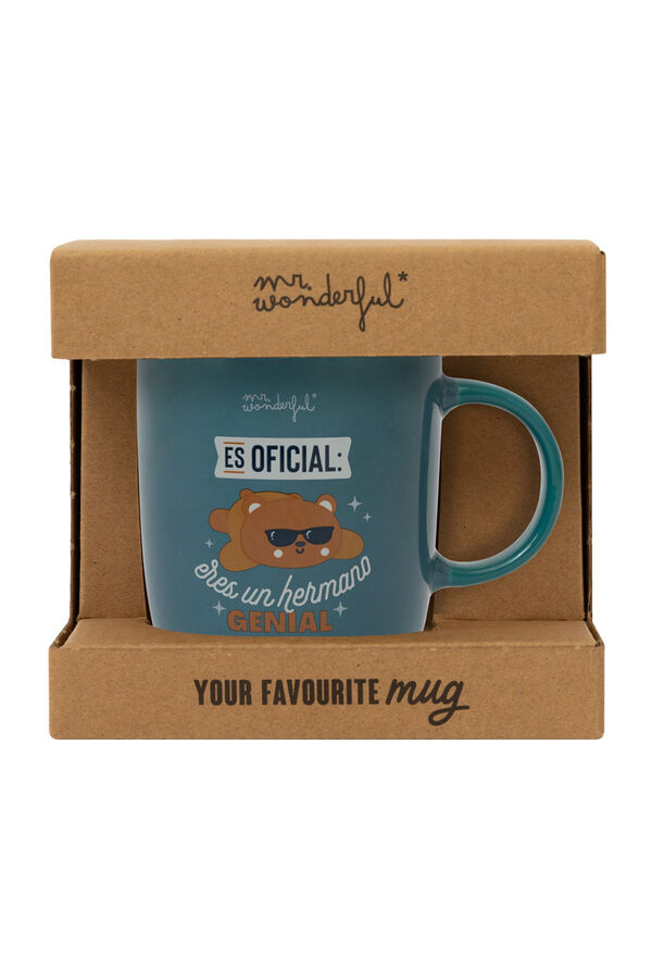 Mr. Wonderful Caneca - &Eacute; oficial: voc&ecirc; &eacute; um &oacute;timo irm&atilde;o estampado