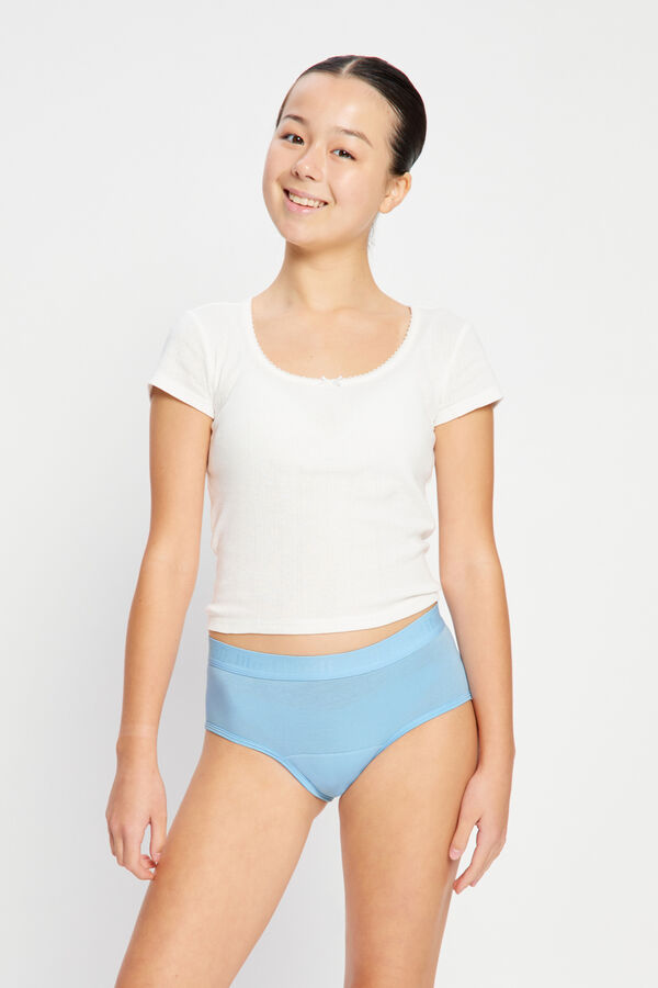 Modibodi Organic cotton period panty blue