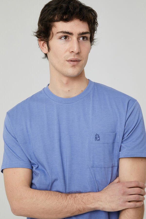 Kiff-Kiff Conjunto de pijama corto cuadros azul