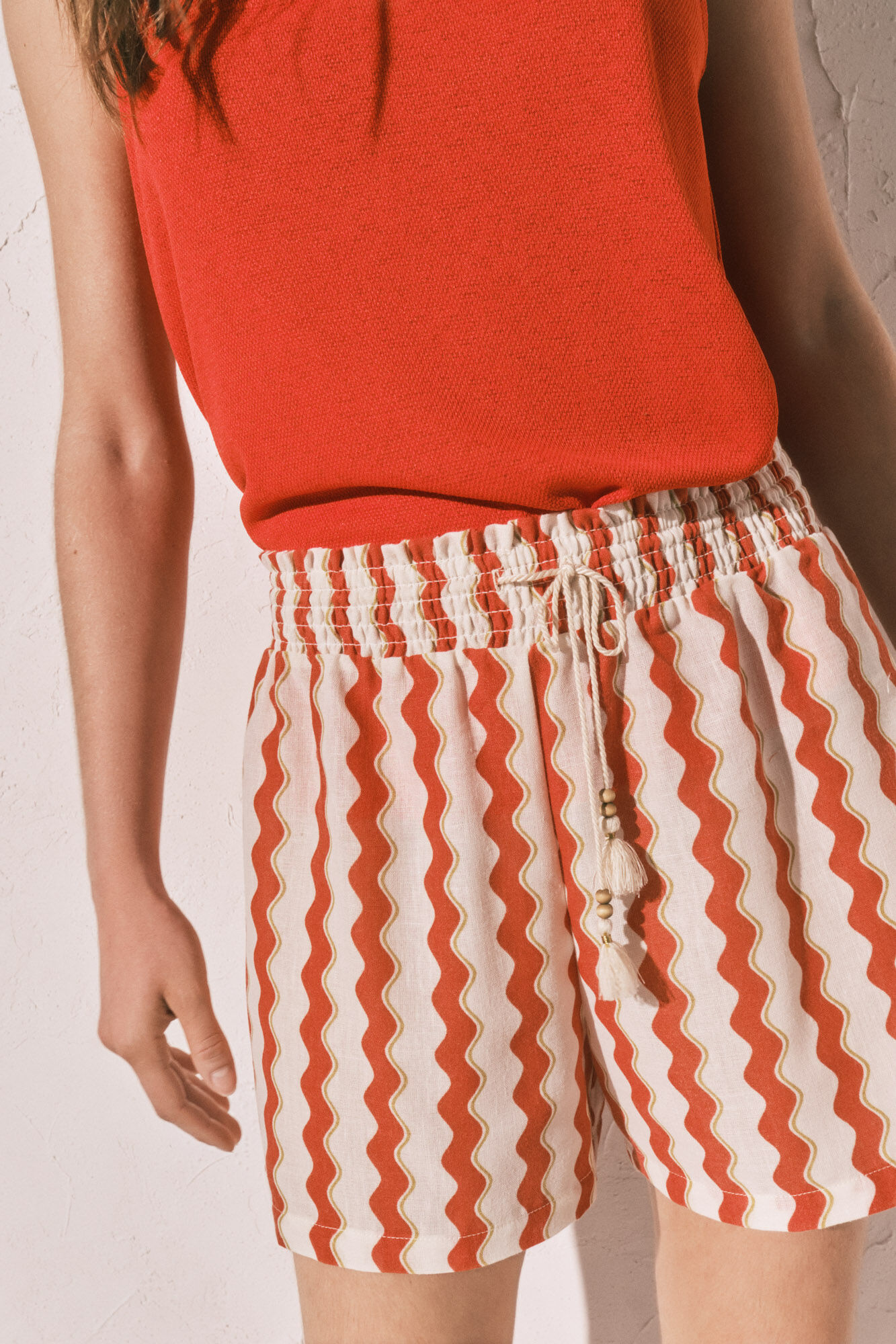 Women'secret Red printed short