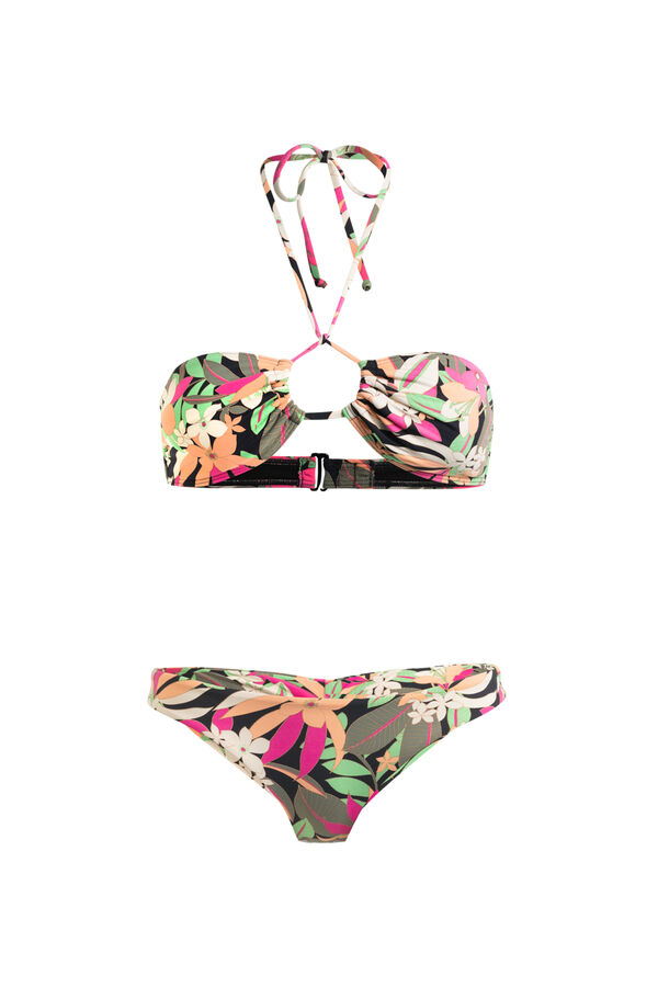 Womensecret Women's bikini set - Printed Beach Classics  szürke