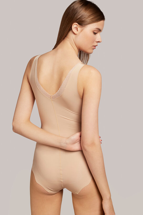 Womensecret Bodysuit with thermofused finishes nude
