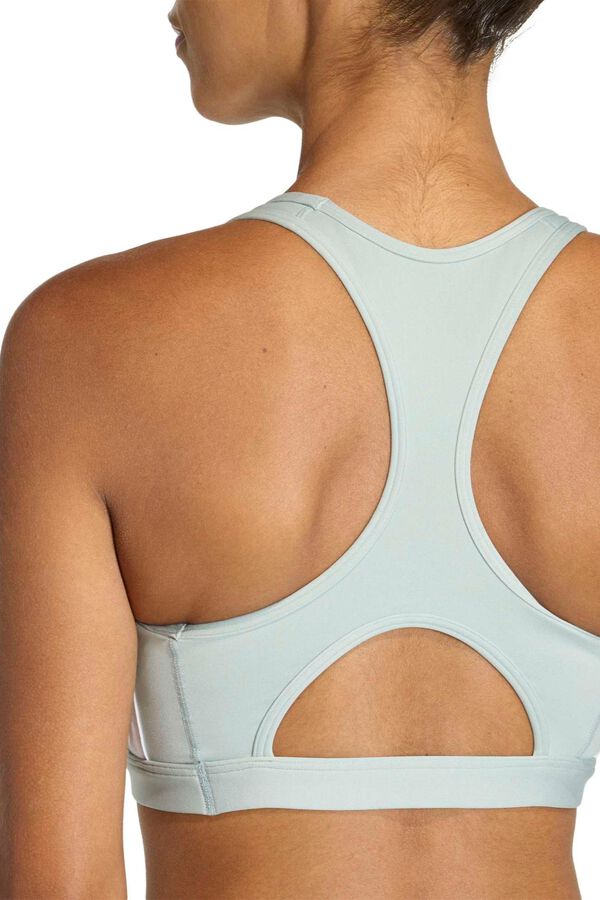 Adidas Sujetador deportivo 3 bandas verde