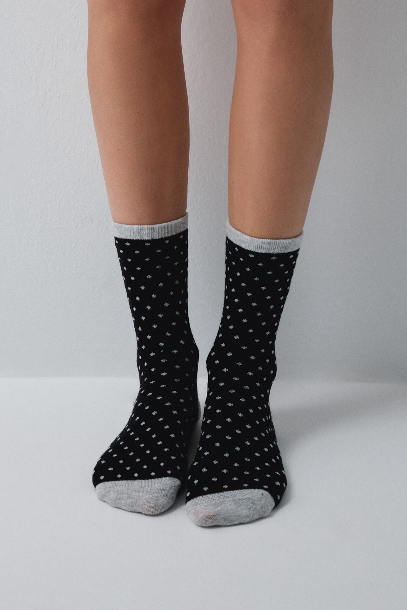 Women'secret Polka-dot and lurex print 3-pack socks