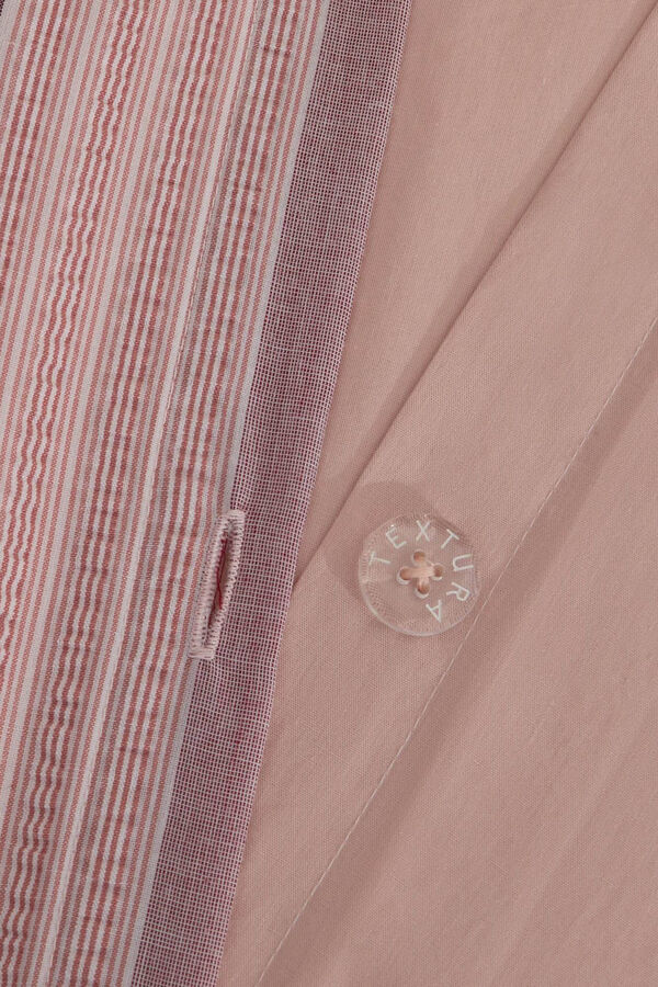 Womensecret Textured striped duvet cover. For an 80-90 cm bed. rózsaszín
