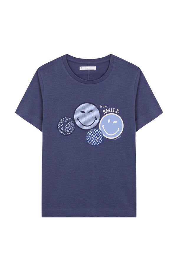 Womensecret T-shirt SmileyWorld ® 100 % coton bleu