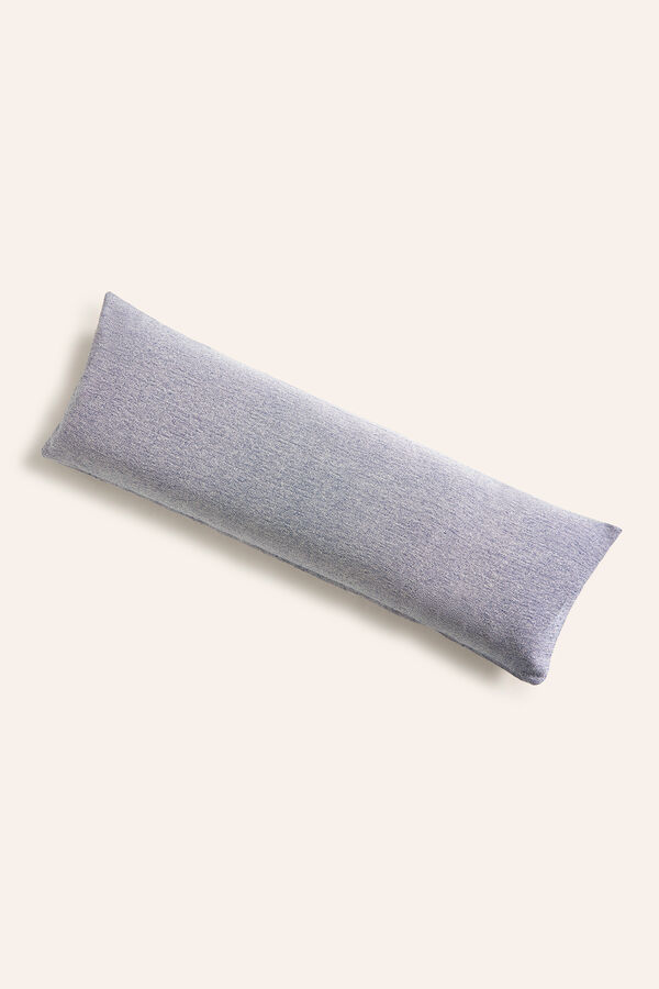 Womensecret Bari long cushion cover with blue woven stripe Plava