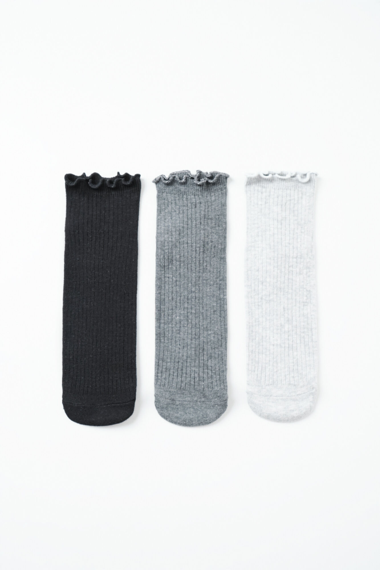 Women'secret Pakovanje 3 kratkih sivih lurex čarapa