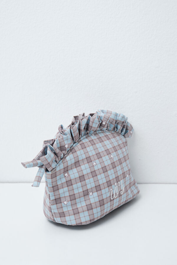 Women'secret Miffy plaid small vanity case printed