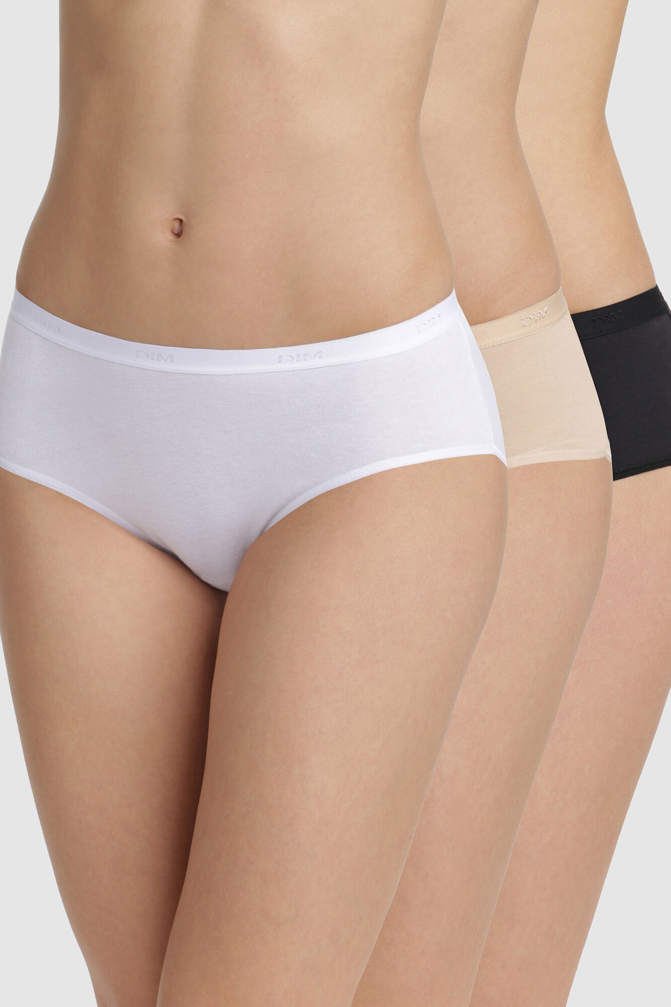 DIM Pack 3 bragas culotte Pockets Ecodim