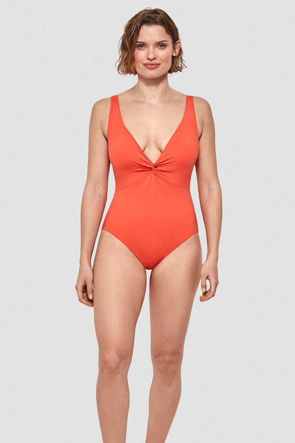 Womensecret Non-wired control swimsuit Narančasta