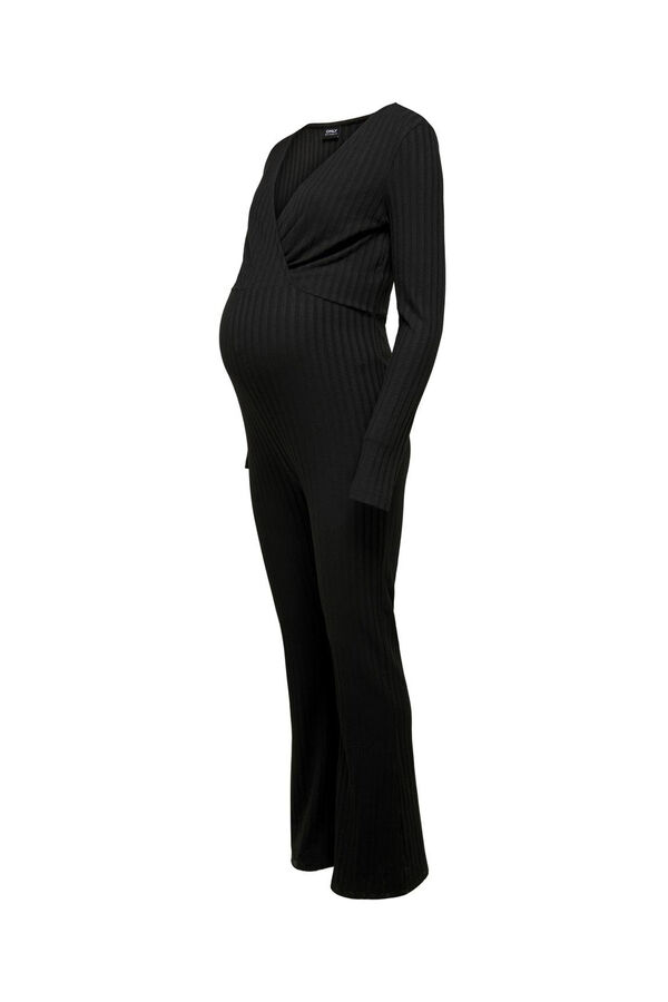 Womensecret Long black maternity jumpsuit noir