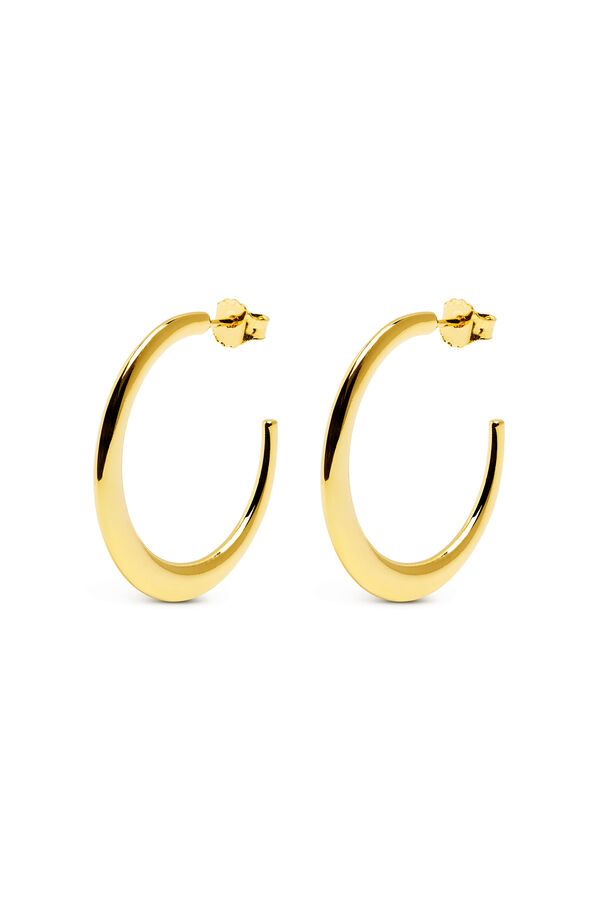 Womensecret Golden Hoop Cenit earrings Žuta