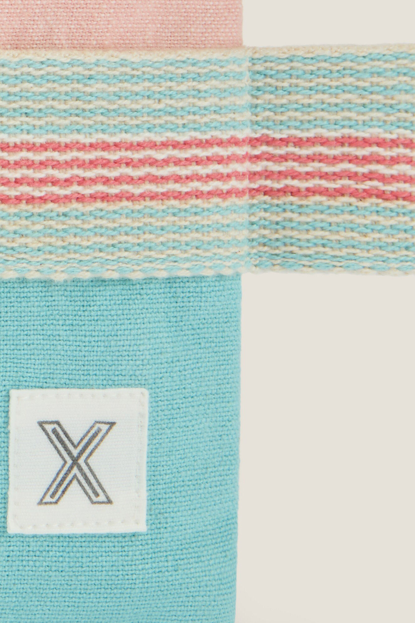 Textura Neceser de algod&oacute;n con cierre de cremallera