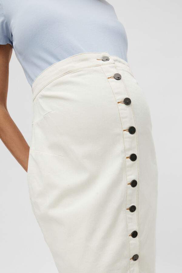 Womensecret Midi maternity skirt blanc