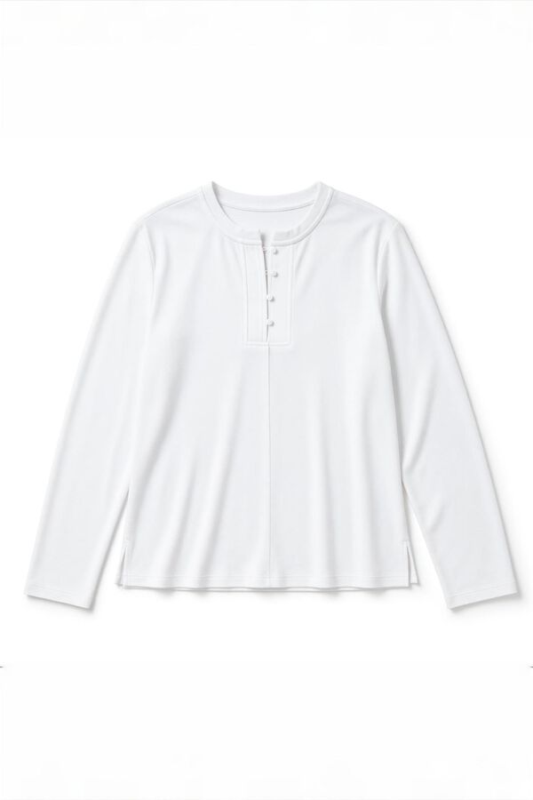 Women'secret White long sleeve T-shirt beige