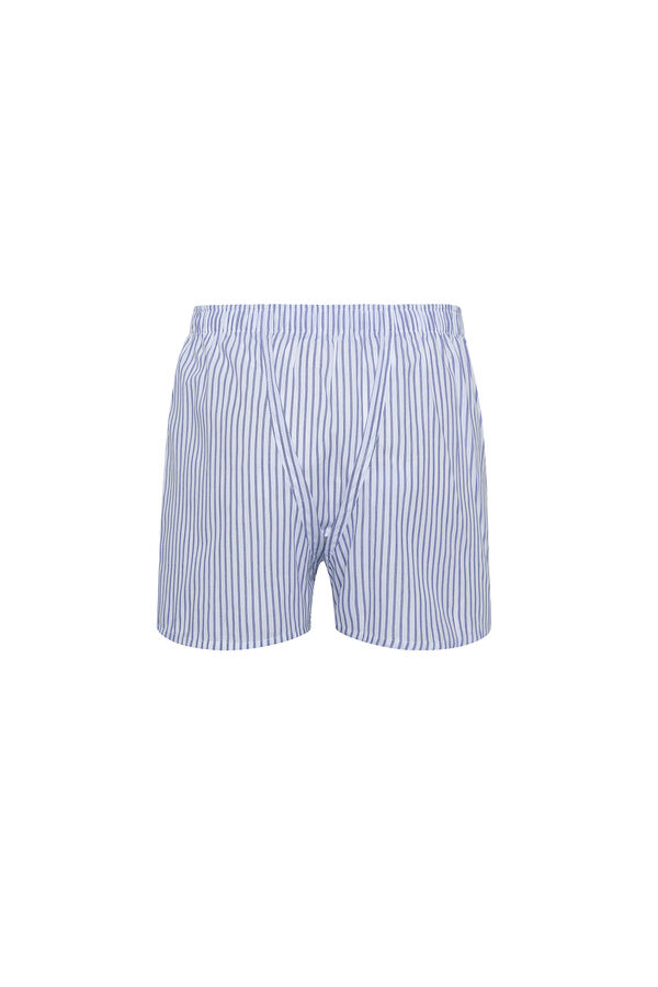 Kiff-Kiff Blue and white boxer shorts bleu