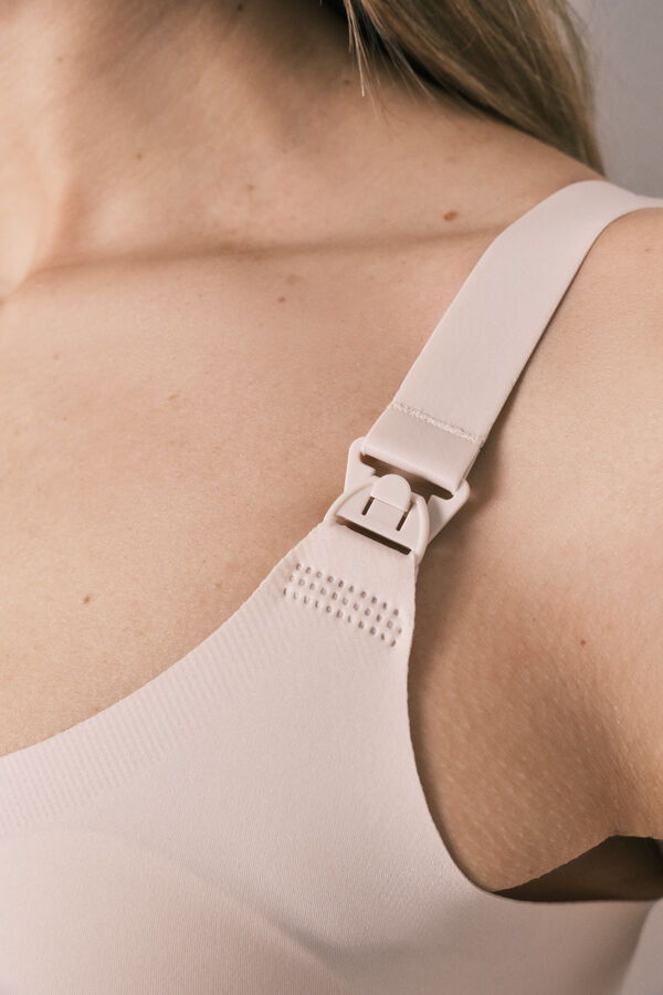 Women'secret White compression Post-Surgery top GAIA pink