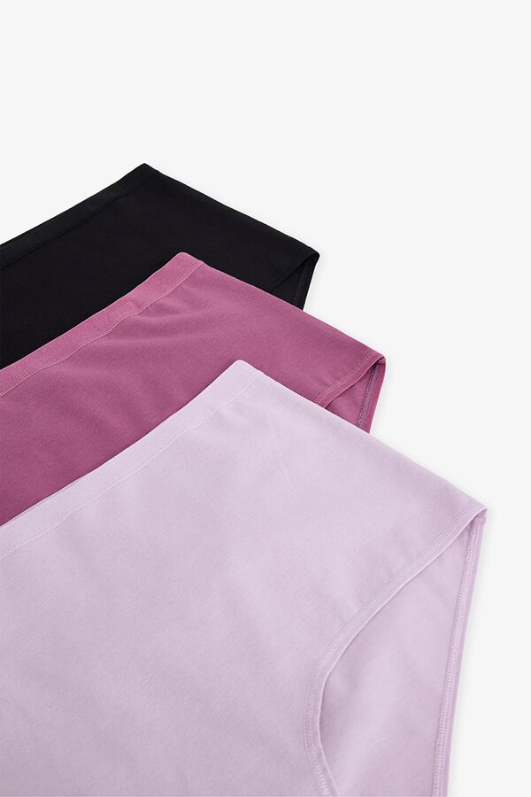 Penti Pack of 3 high-waisted culottes panties printed