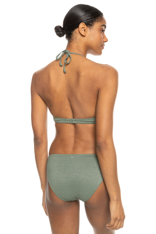 Womensecret Women's triangle bikini set - Shiny Wave  bézs