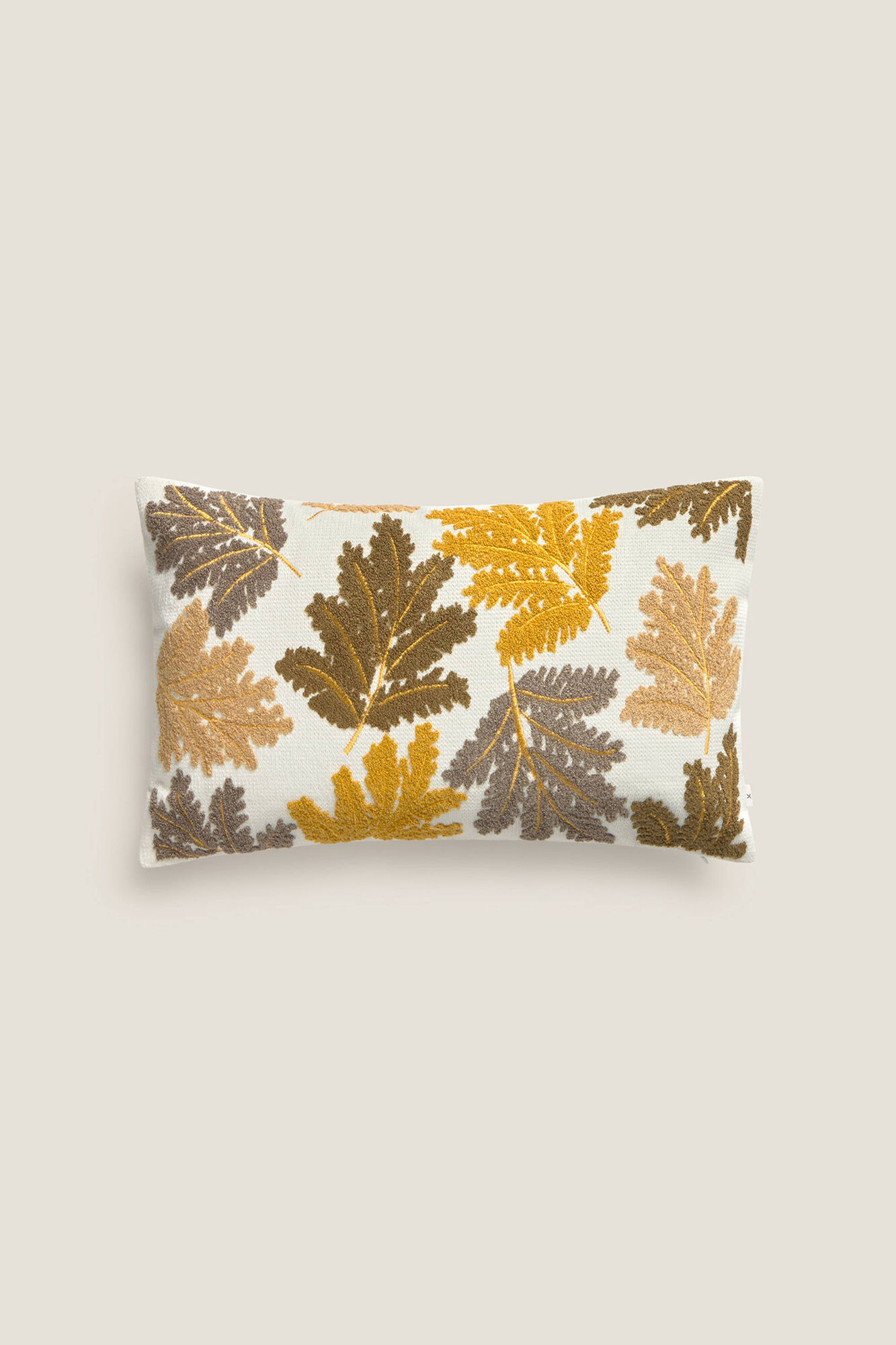 Textura Capa de almofada com folhas de outono