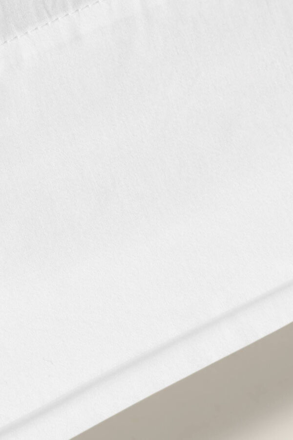 Textura Cotton sateen pillowcase white