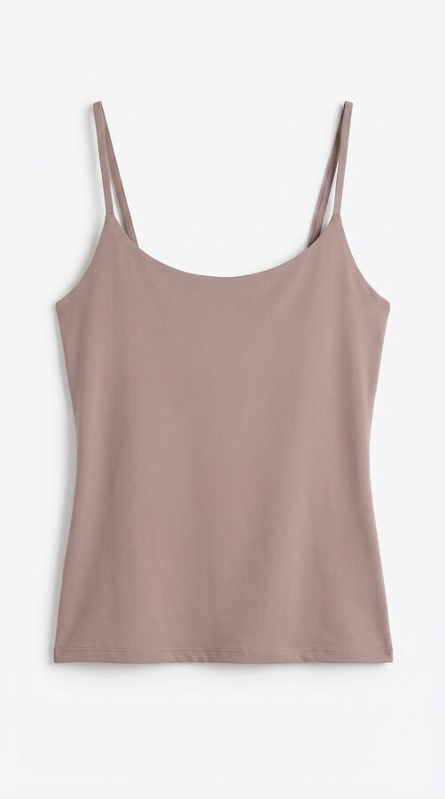 Women'secret Braon majica sa fiksnom korpom Braon