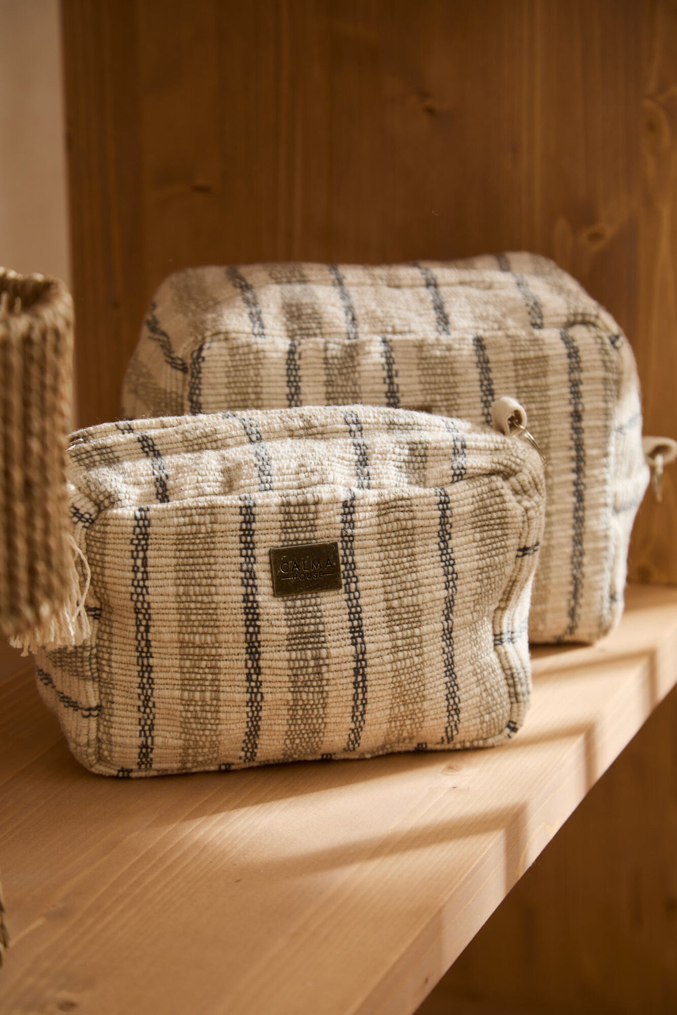 Calma House Baumwoll-Kulturbeutel Bacoli