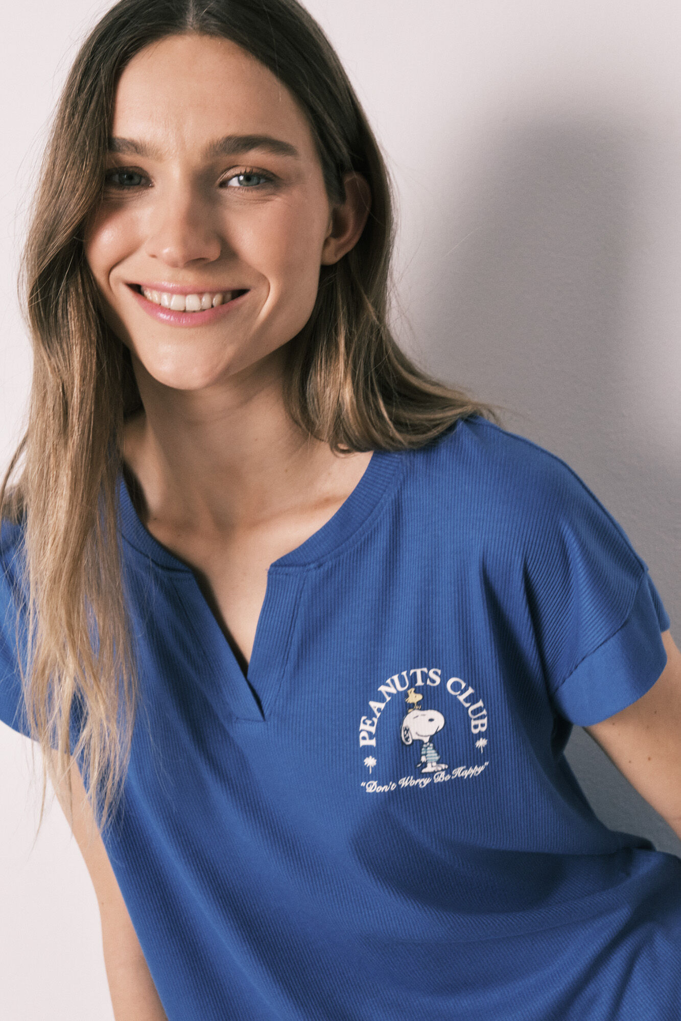 Women'secret Blue short pyjamas SNOOPY