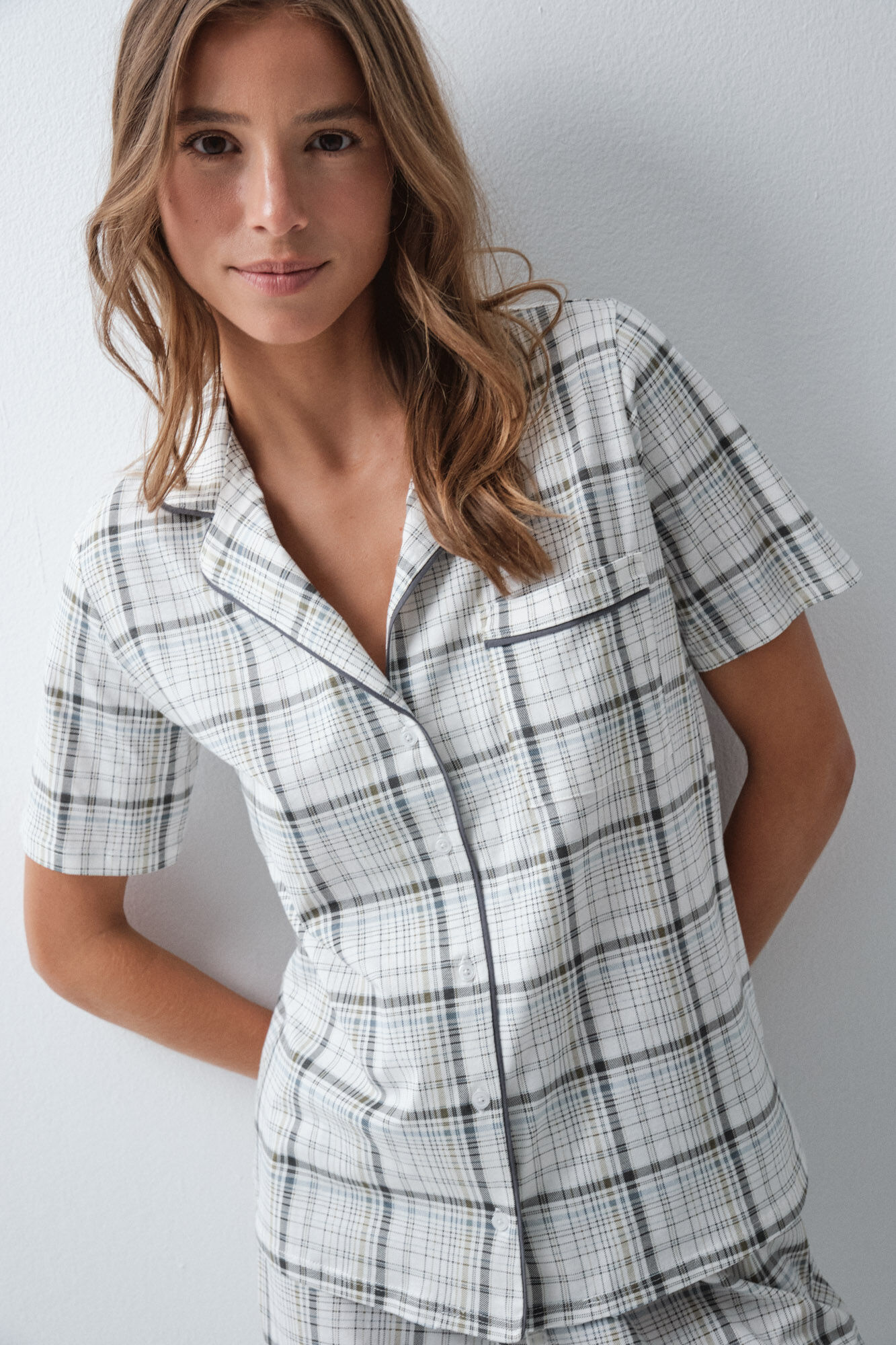 Women'secret Plaid cotton classic pyjamas