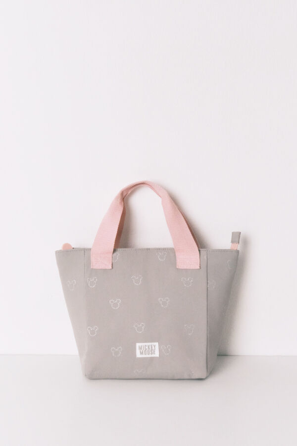 Women'secret Grey Mickey insulated lunch bag grey