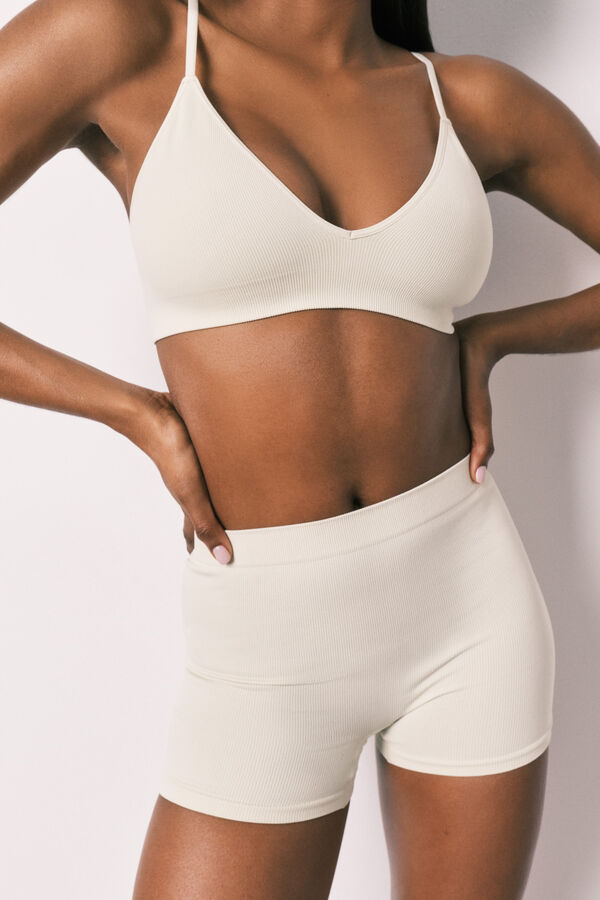 Women'secret Boxers sem costura verdes verde