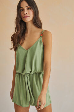 Womensecret Green strappy playsuit green