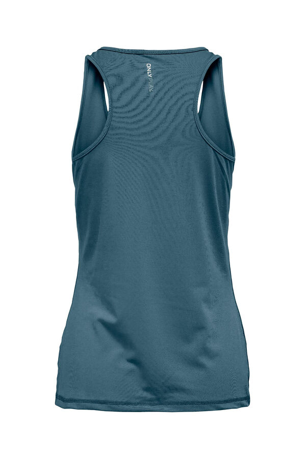 Only Play Trainings-T-Shirt &auml;rmellos Grau