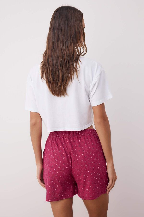 Trendyol Pack de 3 pantalones cortos de pijama estampado