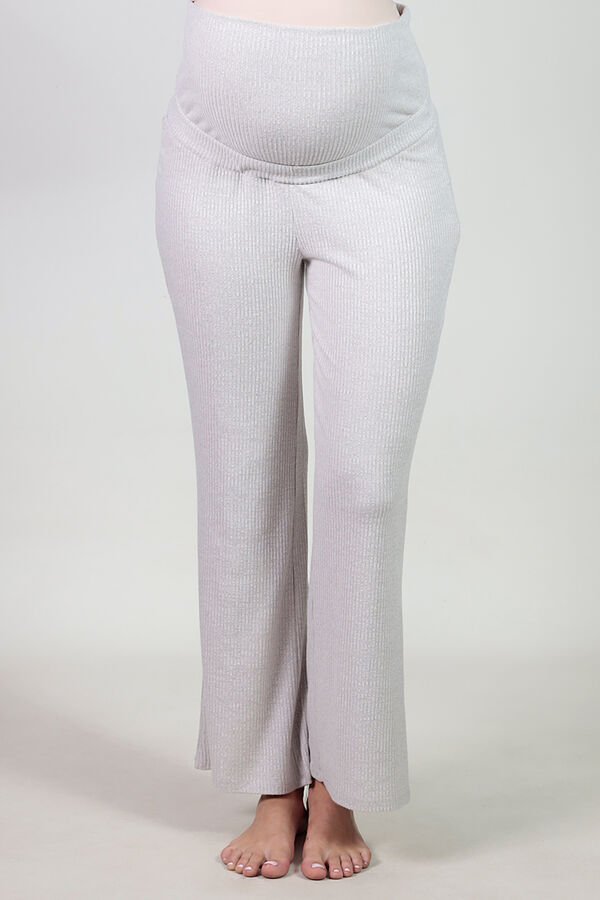 Womensecret Polo and comfortable wide maternity trouser set szürke