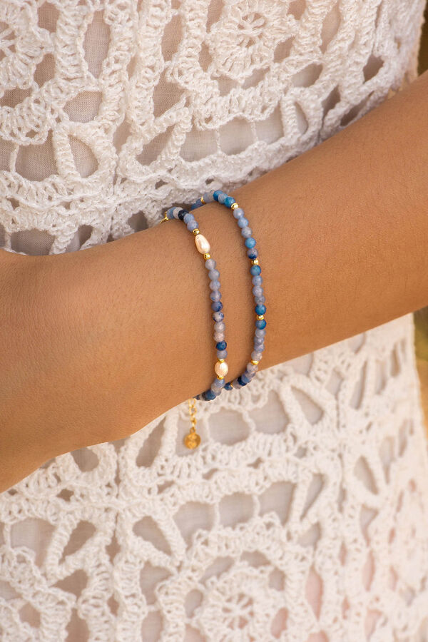 Singularu Pulsera Altea Dots Indigo Oro printed