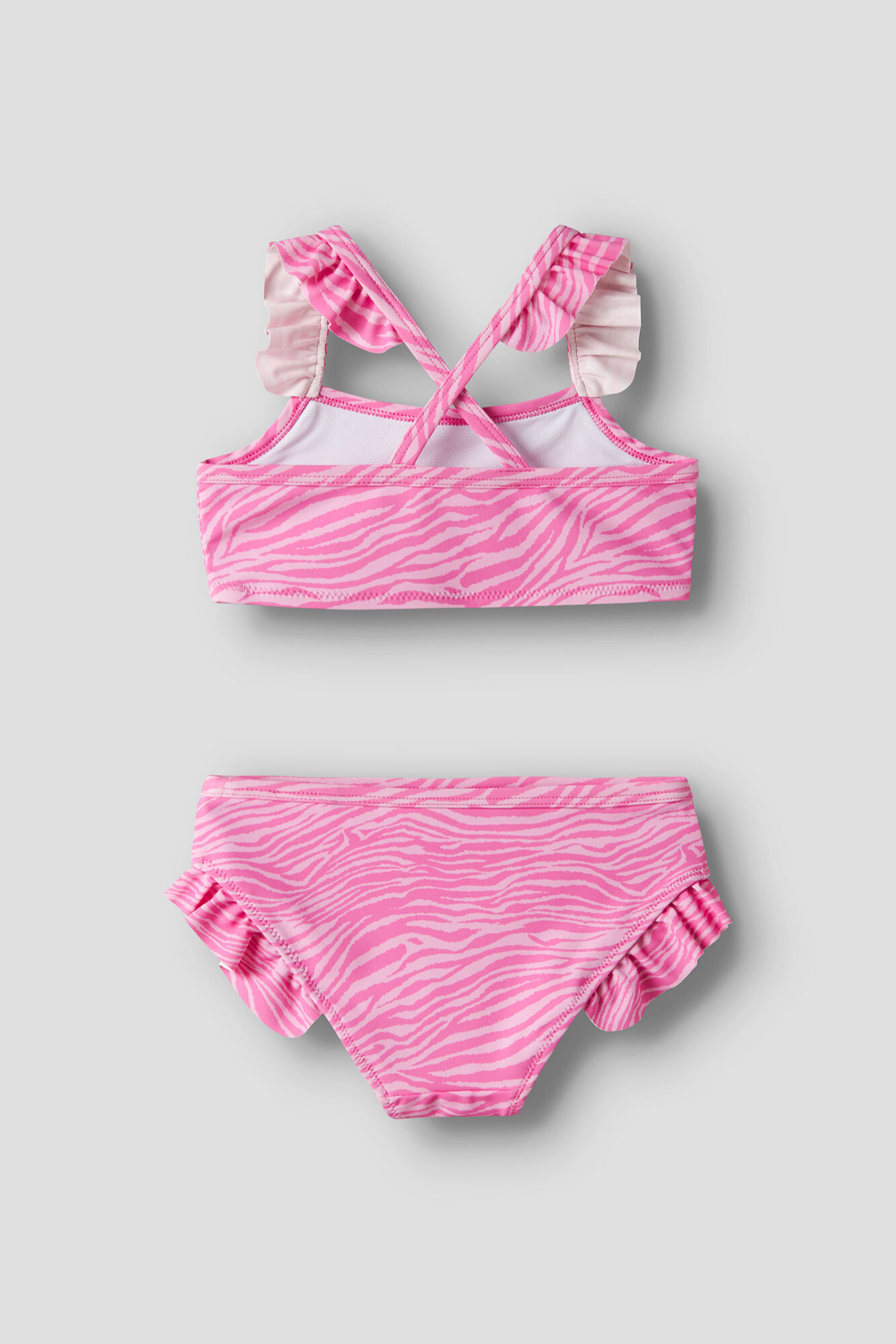Name it Zebra-Bikini mit Kreuzr&uuml;cken