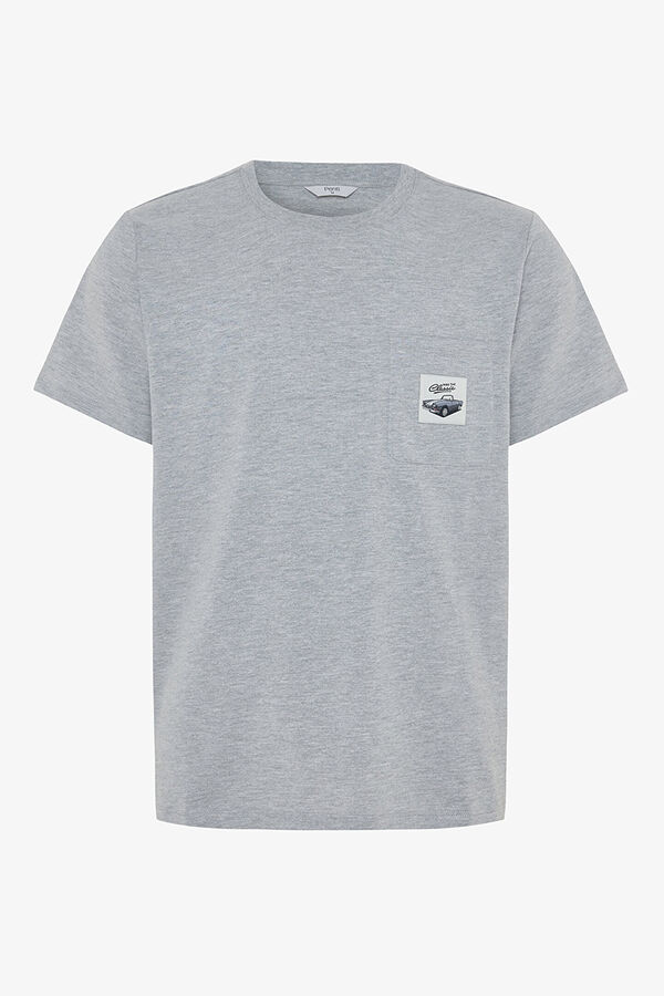 Penti Conjunto de pijama de manga corta para hombre gris