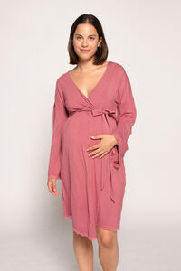 Ohma! Maternity robe with matching lace