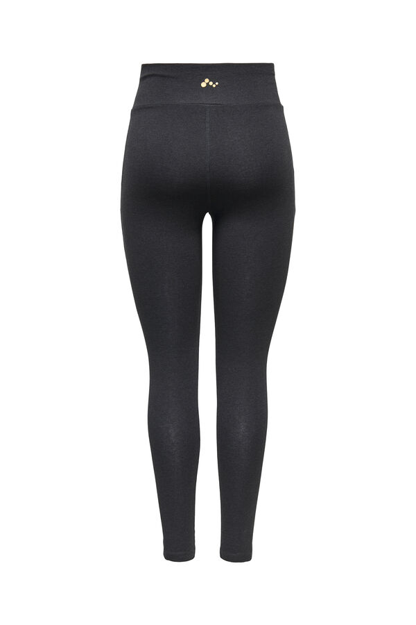 Only Play Legging com lurex preto