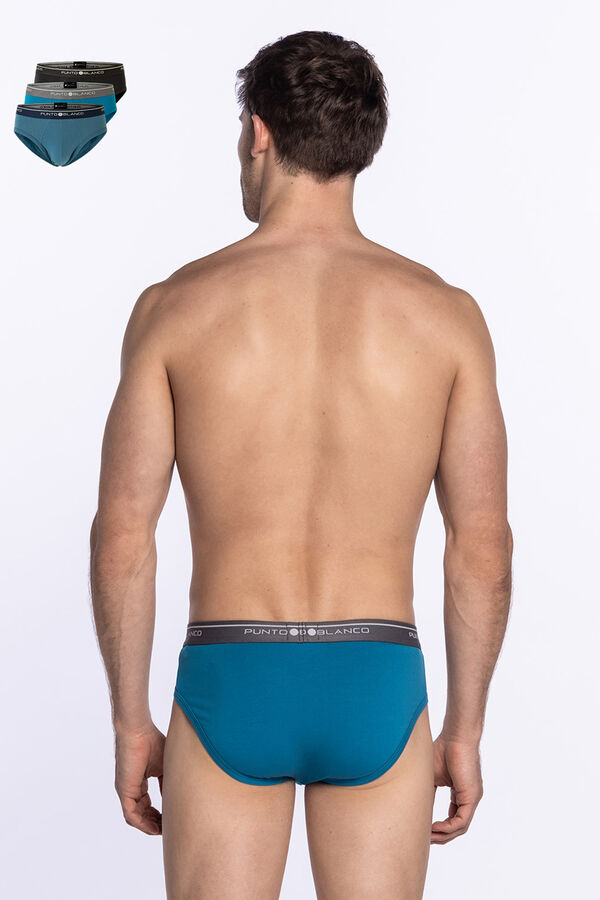 Punto Blanco Pack de 3 slips algod&oacute;n estampado