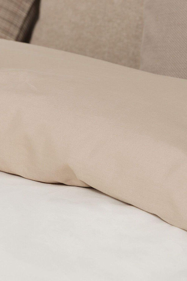 Womensecret Bettbezug Baumwollperkal wendbar. Bett 80-90 cm. Braun