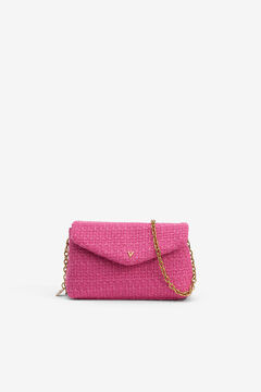 Womensecret Tweed crossbody bag pink