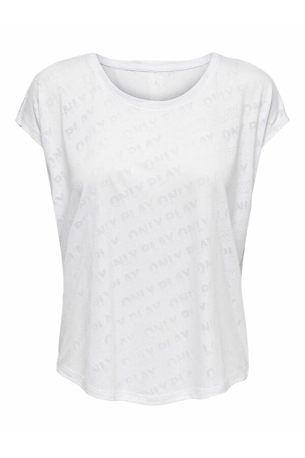 Womensecret Camiseta manga corta blanco