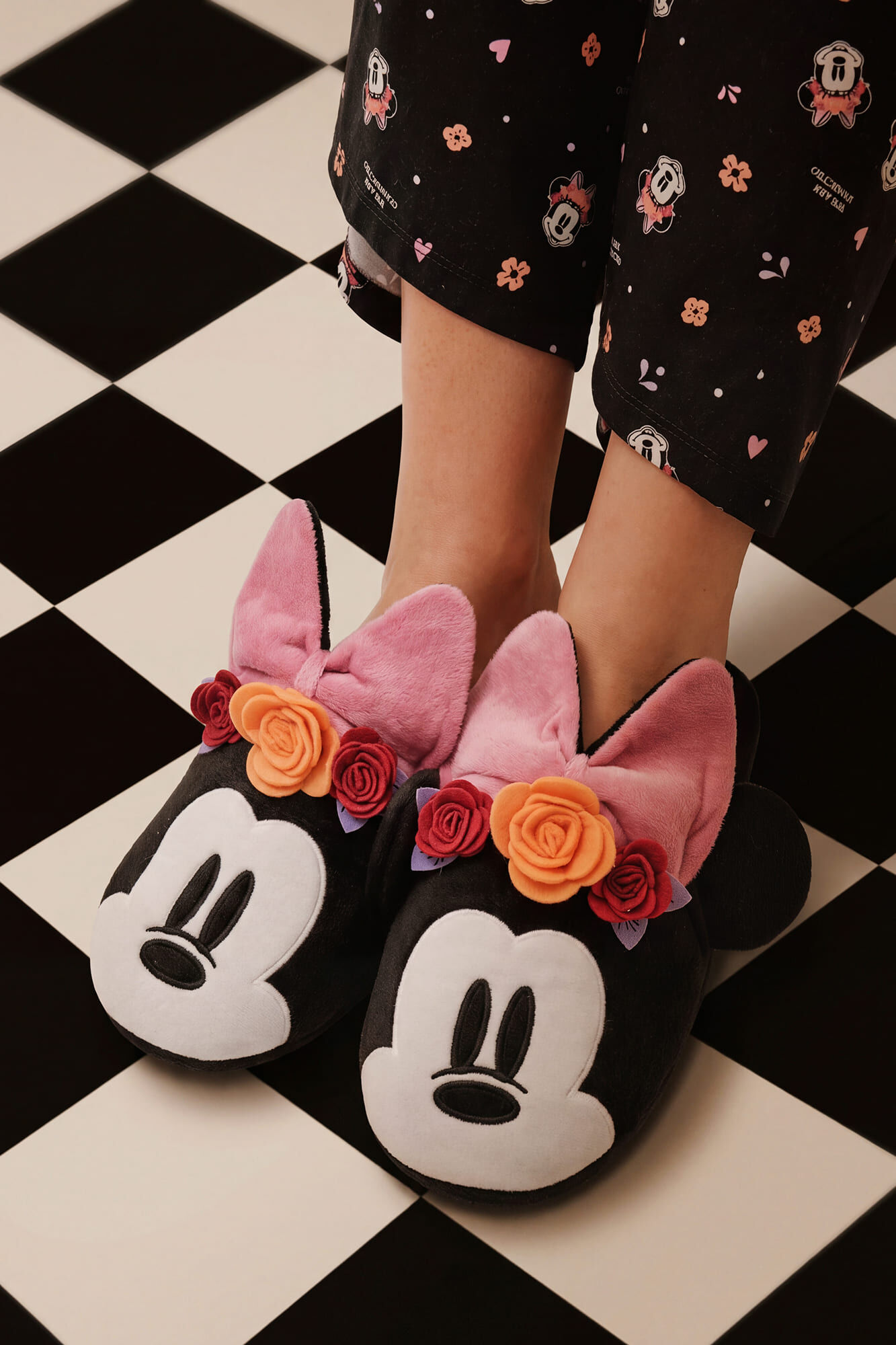 Women'secret Zapatillas casa Minnie Halloween