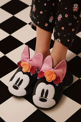 Women'secret Minnie Halloween slippers black